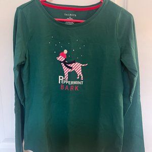 Talbots: CREWNECK TEE - PEPPERMINT BARK